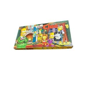 The Simpsons Clue Board Game Vintage First Edition 2000 Parker Brothers Complete